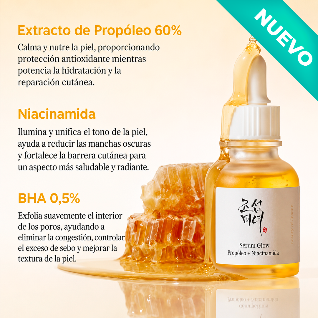 BELLA GLOW PRO - Ritual Coreano de Propóleo y Niacinamida