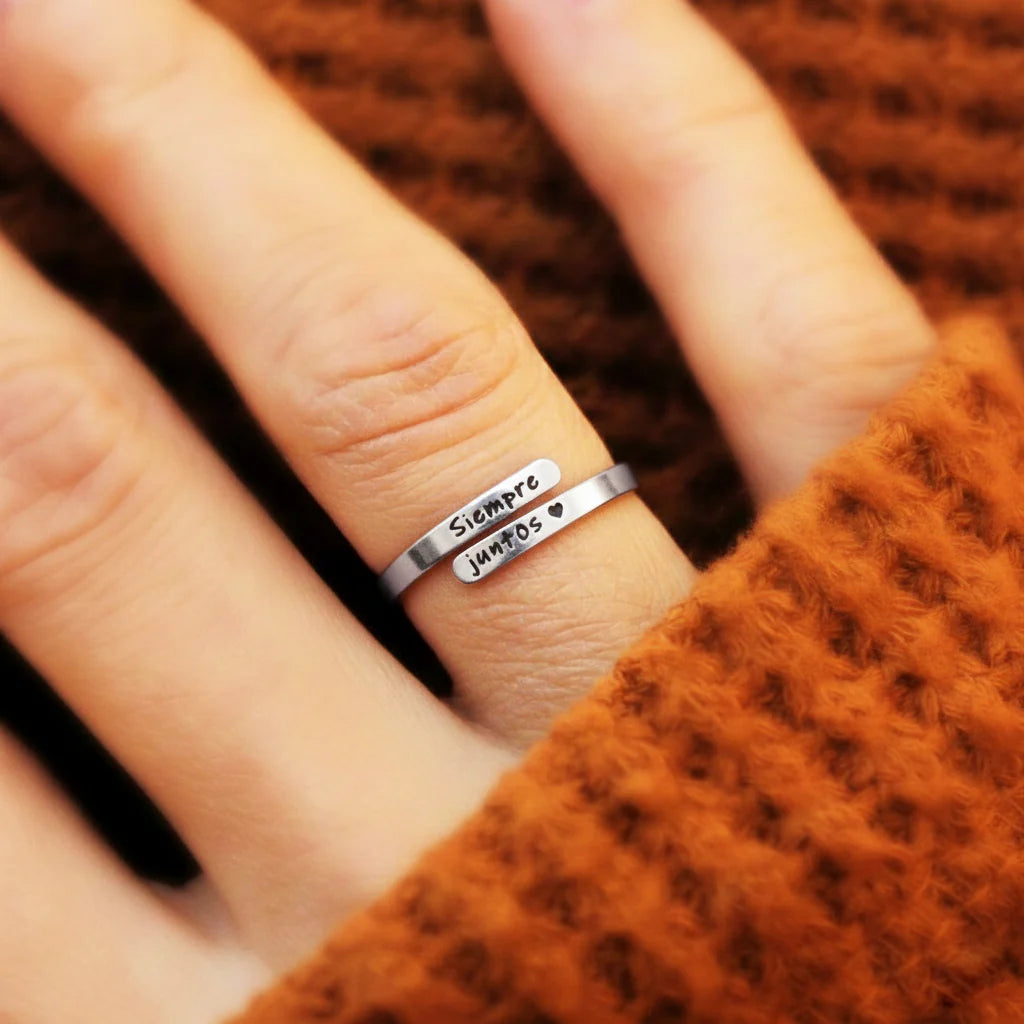 Anillo Siempre Juntos primer plano