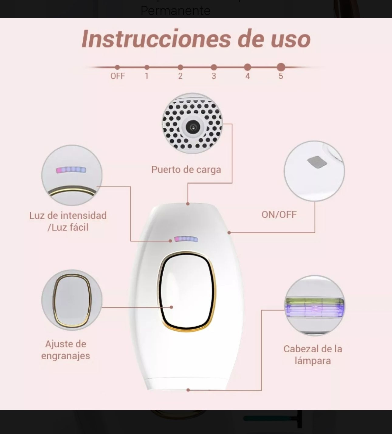 Bella Flash Pro Depiladora Laser