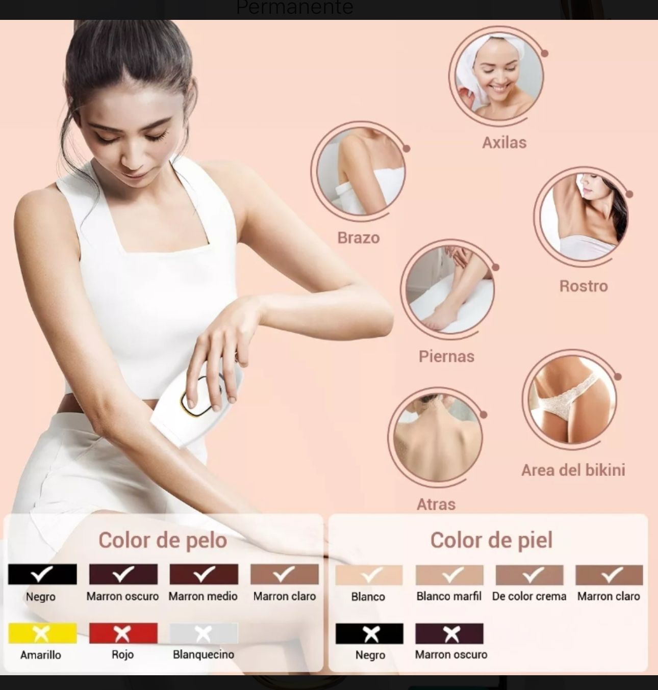 Bella Flash Pro Depiladora Laser