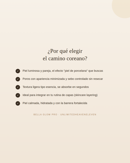 BELLA GLOW PRO — Ritual Coreano de Propóleo y Niacinamida